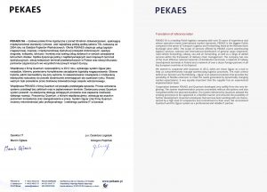 Reference PEKAES